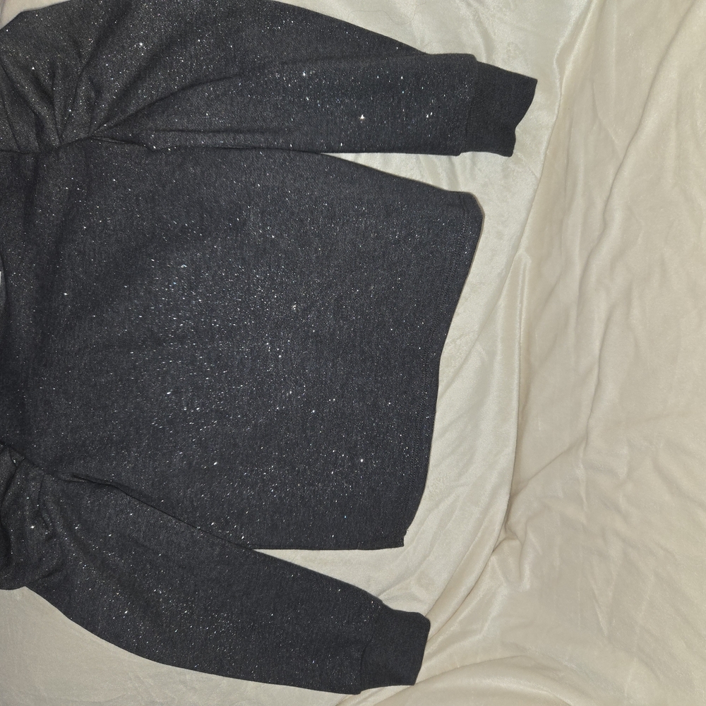 Gap Kids Glittery Charcoal Sweatshirt